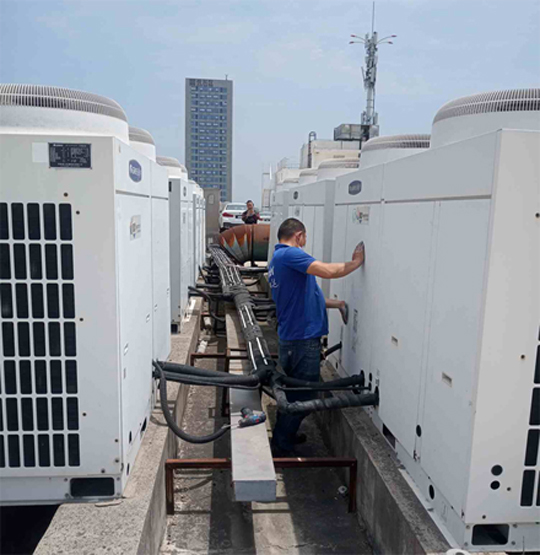 永川中央空调制热和不制冷系统维修方法